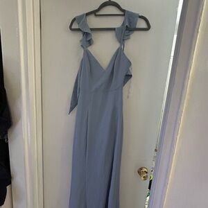 Light blue maxi dress with tags size 4